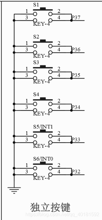 PG平台C51单片机学习笔记(三)——按键对灯、蜂鸣器等器件的控制(图3)