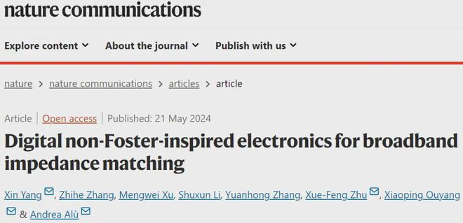 科学家研发数字非福斯特电路功率处理能力提高3个数量级能用于远距离声通讯或无线通信(图6)