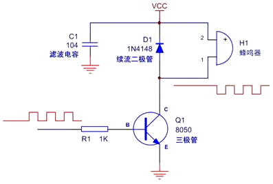 PG电子网站蜂鸣器原理图蜂鸣器电路图介绍(图2)