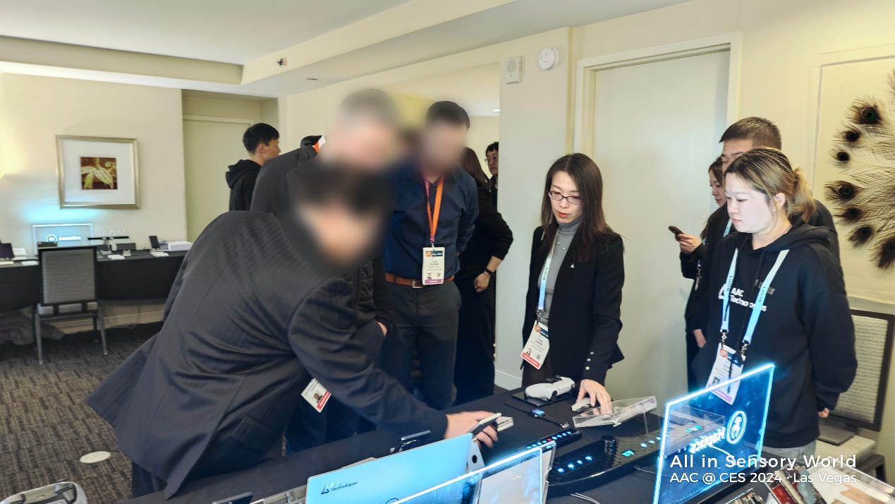 PG电子平台AllinSensoryWorld瑞声科技CES2024现场直击！(图8)