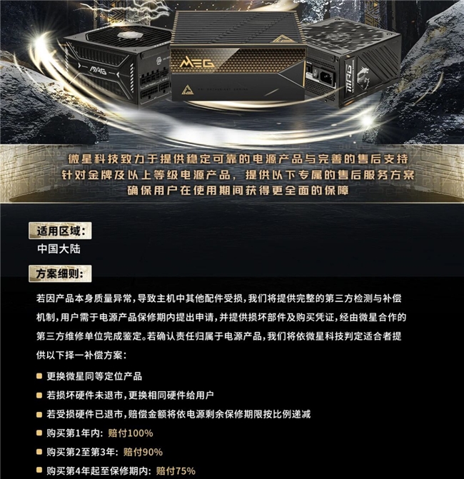 微星推出多款电源新品：全系搭载GPUSafeguard技术为高功耗显卡护航(图7)